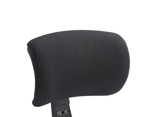 Photo 1 of CLATINA 247 Series Adjustable Height Upholstered Headrest, Black
