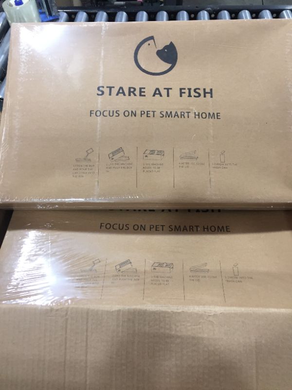 Photo 1 of 2 BOXES- STARE AT FISH CAT LITTER
