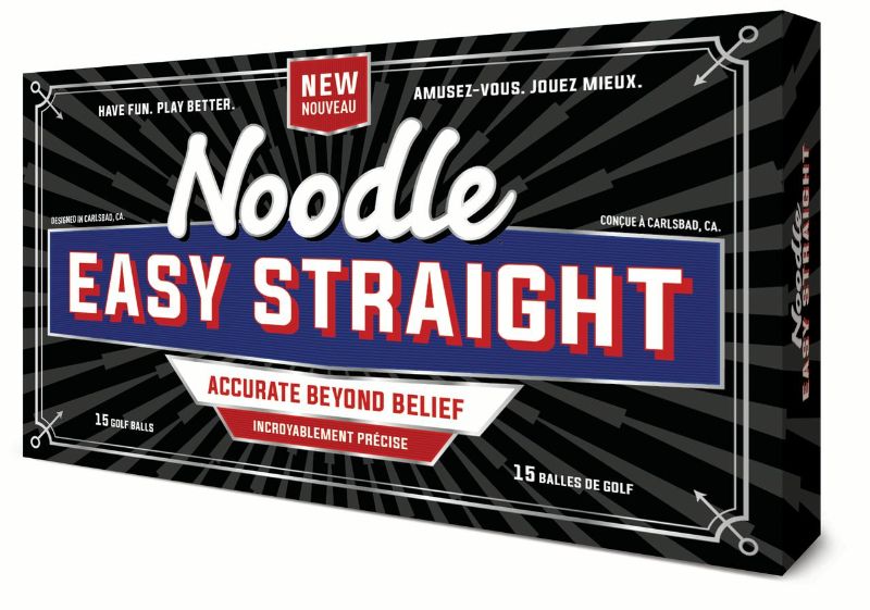 Photo 1 of 2 pack- TaylorMade Noodle Easy Straight Golf Balls - Prior Gen White - Golf Balls at Academy Sports
