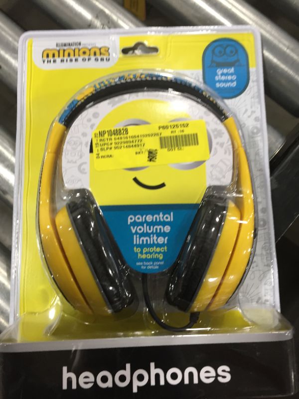 Photo 2 of  eKIDS KID DESIGNS MINIONS RISE OF GRU Stereo Headphones NEW