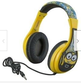 Photo 1 of  eKIDS KID DESIGNS MINIONS RISE OF GRU Stereo Headphones NEW