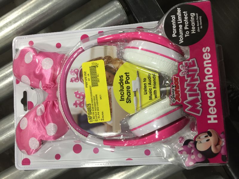 Photo 1 of Disney's Minnie Mouse Bowtique Youth Headphones, Multicolor
