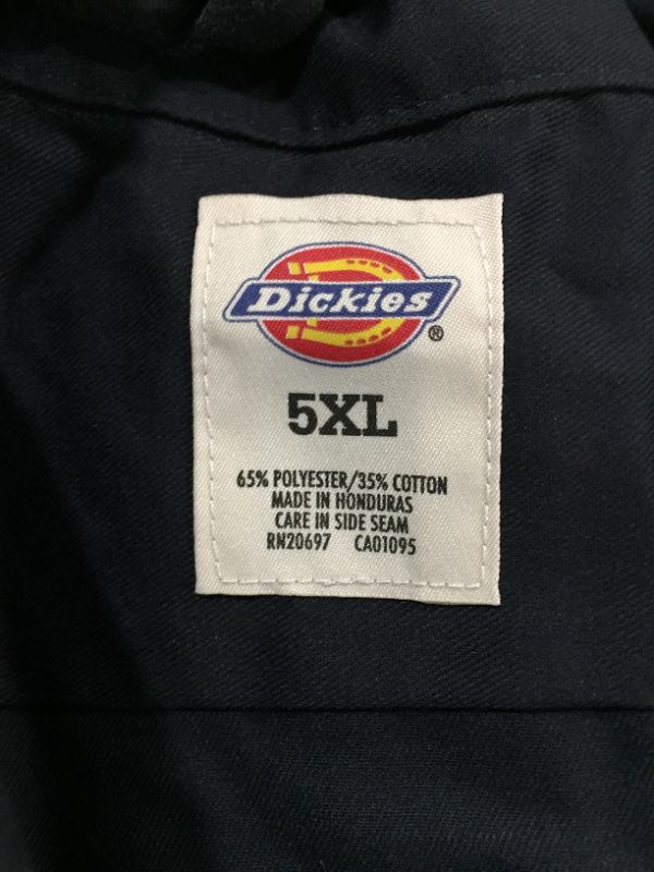 Photo 3 of Men's Dickies Work Shirt, Size: 5XL Large, Black
