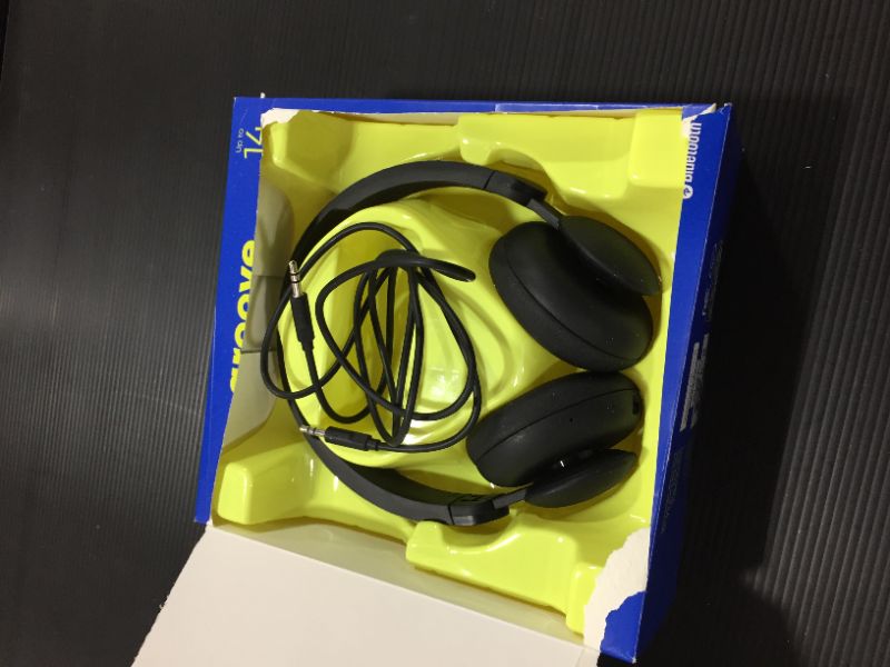 Photo 2 of Onn. Bluetooth on-Ear Headphones, Black
