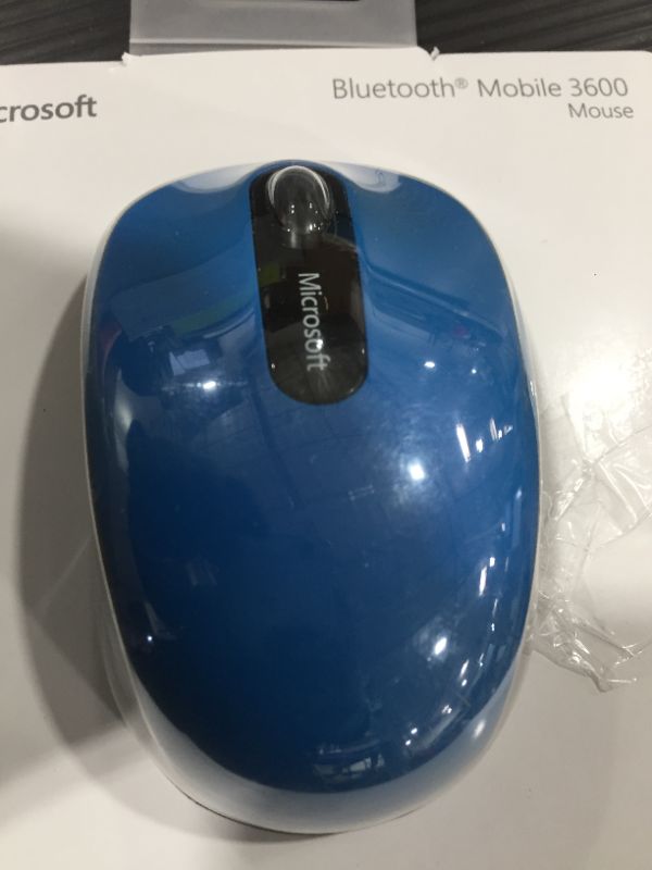 Photo 2 of Microsoft 3600 Wireless Bluetooth Mobile Mouse, Blue
