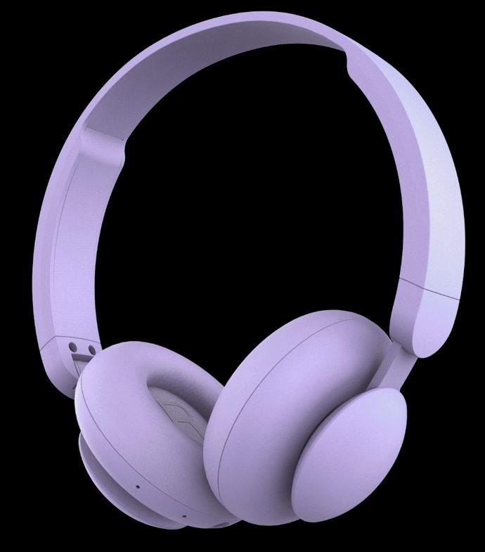 Photo 1 of Onn. Bluetooth on-Ear Headphones, Purple
