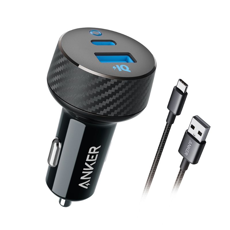 Photo 1 of Anker PowerDrive C2 27W USB-C Car Charger Combo with USB- a- C 6ft Cable
