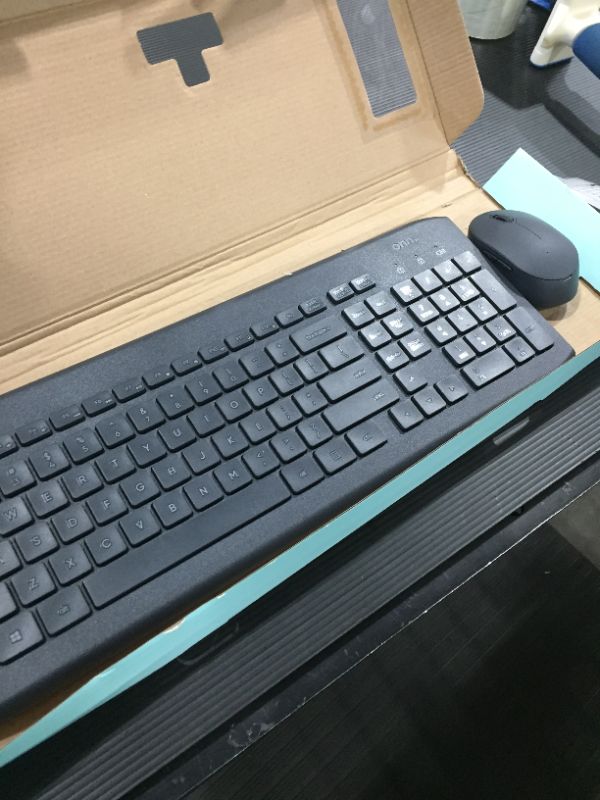 Photo 2 of Onn. Wireless Keyboard and Mouse with 5 Buttons
