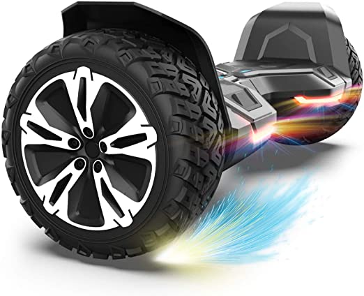 Photo 1 of Gyroor Warrior 8.5 inch All Terrain Off Road Hoverboard with Bluetooth Speakers and LED Lights, UL2272 Certified Self Balancing Scooter
