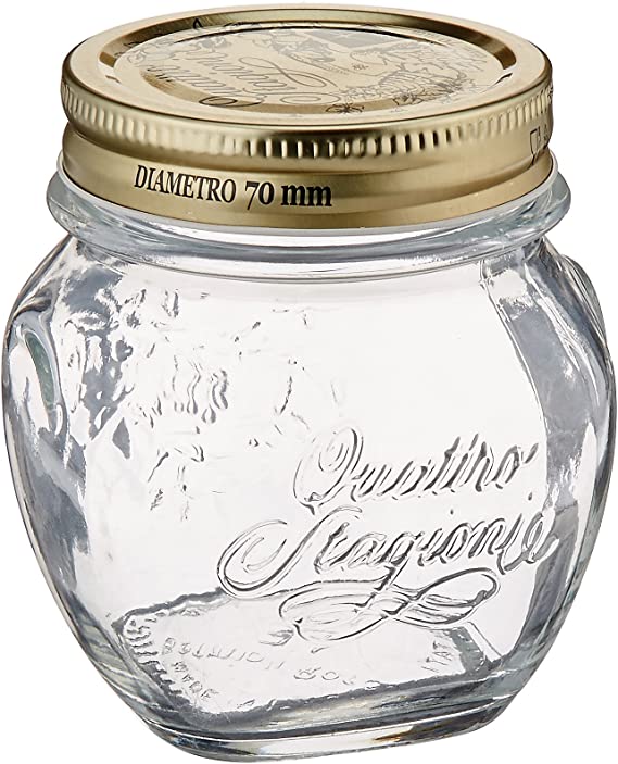 Photo 1 of Bormioli Rocco Quattro Stagioni Anphora 10 1/4 Ounce Canning Jar, Set of 12
