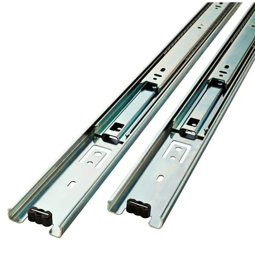Photo 1 of 14 in. Full Extension Side Mount Ball Bearing Drawer Slide Set 1-Pair (2 Pieces)

