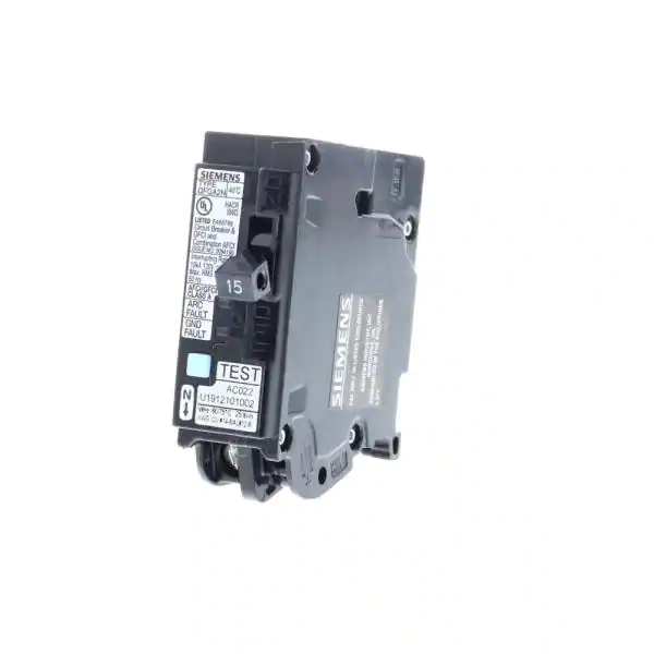 Photo 1 of 20 Amp 1-Pole Dual Function (CAFCI/GFCI) Plug-On Neutral Circuit Breaker
