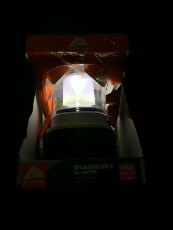 Photo 3 of Ozark Trail 700 Lumens Rechargeable LED Camping Lantern
