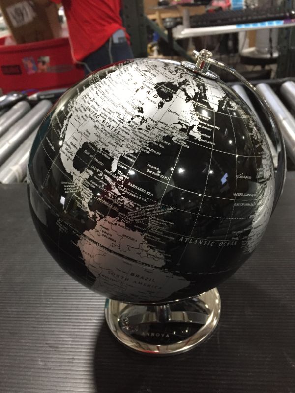 Photo 2 of 20CM Globe - - Metallic Black
