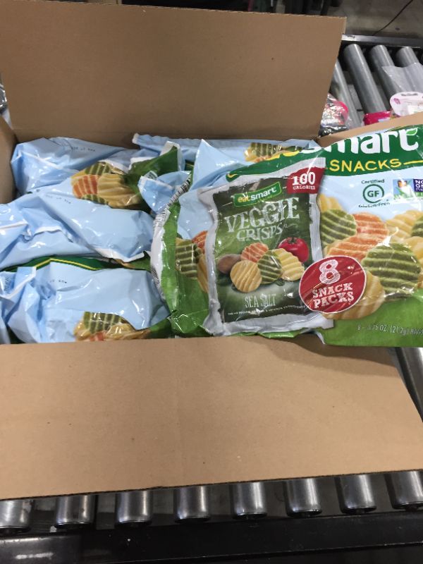 Photo 2 of 6 Bags of 8 Ct Snack Packs - Eatsmart Snacks, Veggie Crisps with Sea Salt, 100 Calorie Multipack, 
