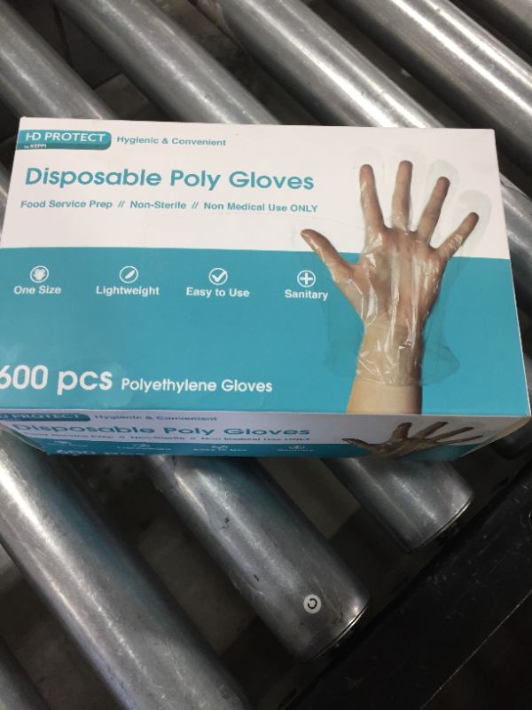 Photo 2 of 600 Pack Plastic Gloves - Best Value Cooking Gloves Disposable Food Safe. Bulk Food Safe Gloves - Transparent Food Grade Gloves & Gloves for Cooking. One Size Fits Most Guantes Desechables.
