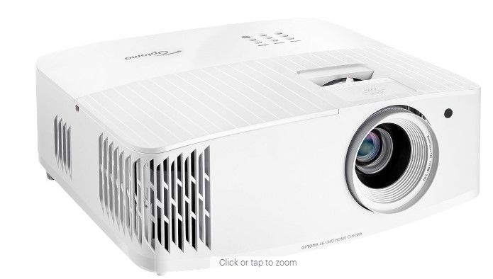 Photo 1 of Optoma - UHD35 True 4K UHD Next Generation Gaming Projector with 3600 Lumens, 4.2ms Response Time with Enhanced Gaming Mode - White

