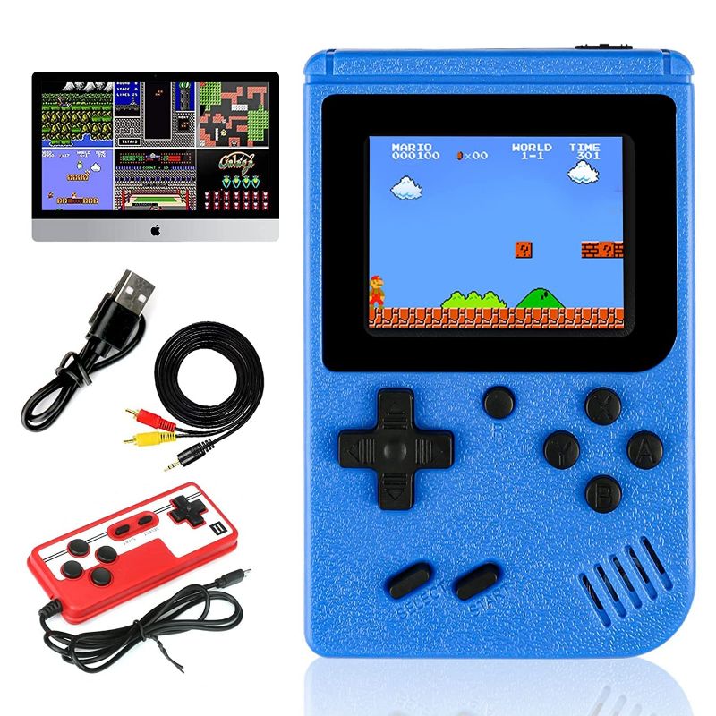 Photo 1 of Handheld Game for Children, Portable Retro Video Game with 500 Classic FC Games 2.8-Inch Color Screen, Retro Mini Game, Support TV Connection & Two Players