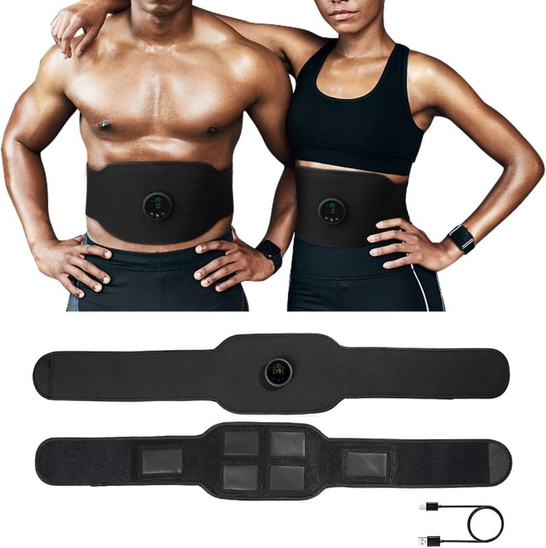 Photo 1 of Abs Stimulate Belt Ab Workout Abdominal Flex Toner Belt Waist Trainer Fitness Trimmer For Home & Office