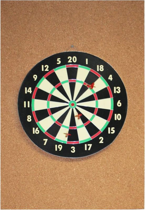 Photo 1 of Jelinek Cork Group Cork Dart Board Backer 36x 24x0.5 Inches BROKEN CORNER