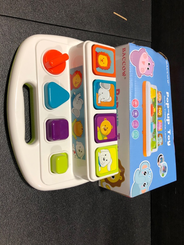 Photo 1 of baccow Baby Toys 6 to 12-18 Months Musical Learning Pop-up Toys for 1 2 3 Year Old Boys Girls Gifts Kids Toddler Infant Sensory Toys