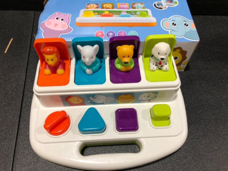 Photo 1 of baccow Baby Toys 6 to 12-18 Months Musical Learning Pop-up Toys for 1 2 3 Year Old Boys Girls Gifts Kids Toddler Infant Sensory Toys