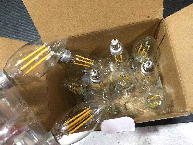 Photo 1 of B11 E12 LED Candelabra Base Bulbs 60W Equivalent - FLSNT 4.5W Dimmable LED Candle Light Bulbs - 2700K Soft White