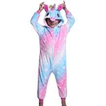 Photo 1 of Bahrain Buy Kids Unicorn Onesie Animal Pajamas Halloween Cosplay Costume Size Kids 