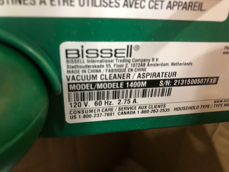 Photo 4 of Bissell Little Green Spot and Stain Cleaning Machine, 1400M
