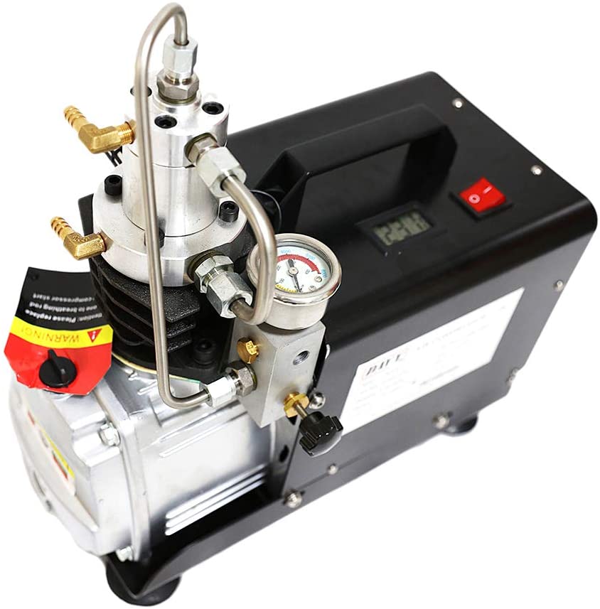 Photo 1 of HPDAVV Protable Air Compressor 4500Psi - 1.5KW - 110V/60Hz - Manual Stop for Paintball Scuba Tank Filling Pump
