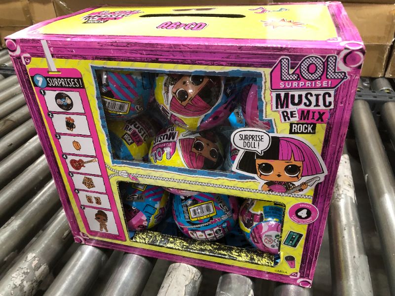 Photo 3 of BOX OF 18 LOL Surprise Remix Rock Dolls Lil Sisters with 7 Surprises Including Instrument - Collectible Doll Toy, Gift for Kids, Toys for Girls and Boys Ages 4 5 6 7+ Years Old, Multi color
