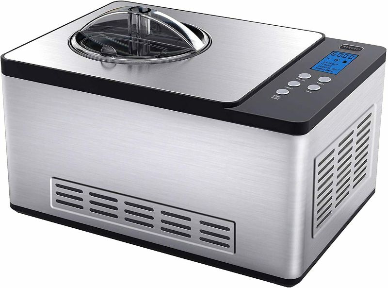 Photo 1 of Whynter ICM-220SSY Stainless Steel Ice Cream Maker 2 Quart Capacity Bowl & Yogurt Function
