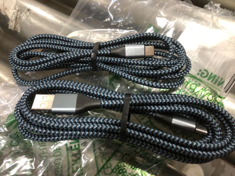 Photo 1 of 6 FT USB TYPE C CABLES, 2 PACK