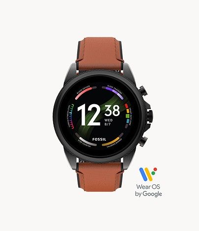 Photo 1 of FOSSIL Gen 6 Smartwatch Brown Leather