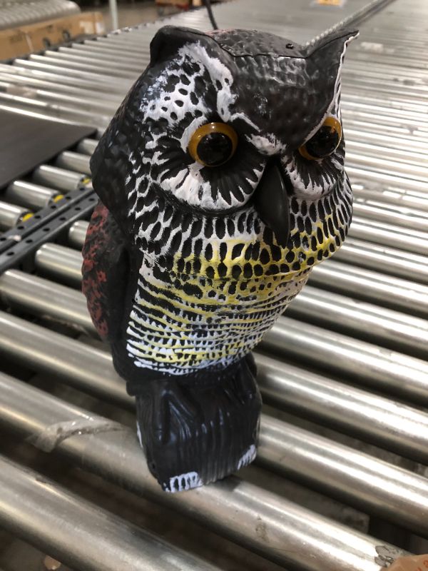 Photo 2 of 14 in. H Defense Garden Owl