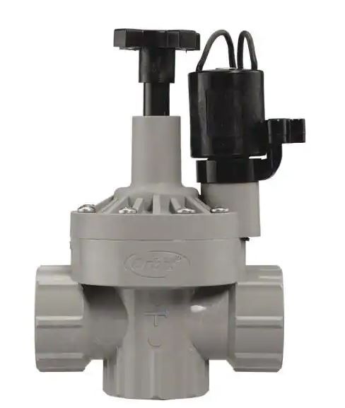 Photo 1 of 1 in. FNPT Automatic Inline Angle Valve with Flow Control
