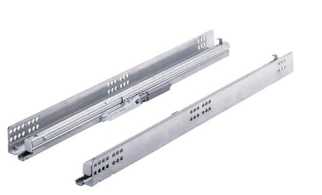 Photo 1 of 21 in. Full Extension Undermount Soft Close Drawer Slide Set 1-Pair (2 Pieces)
