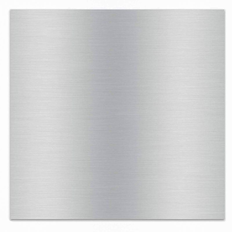 Photo 1 of 6061 T651 Aluminum Sheet Metal 12 x 12 x 1/8 (0.125") Inch Thickness Rectangle Metal Plate Covered with Protective Film