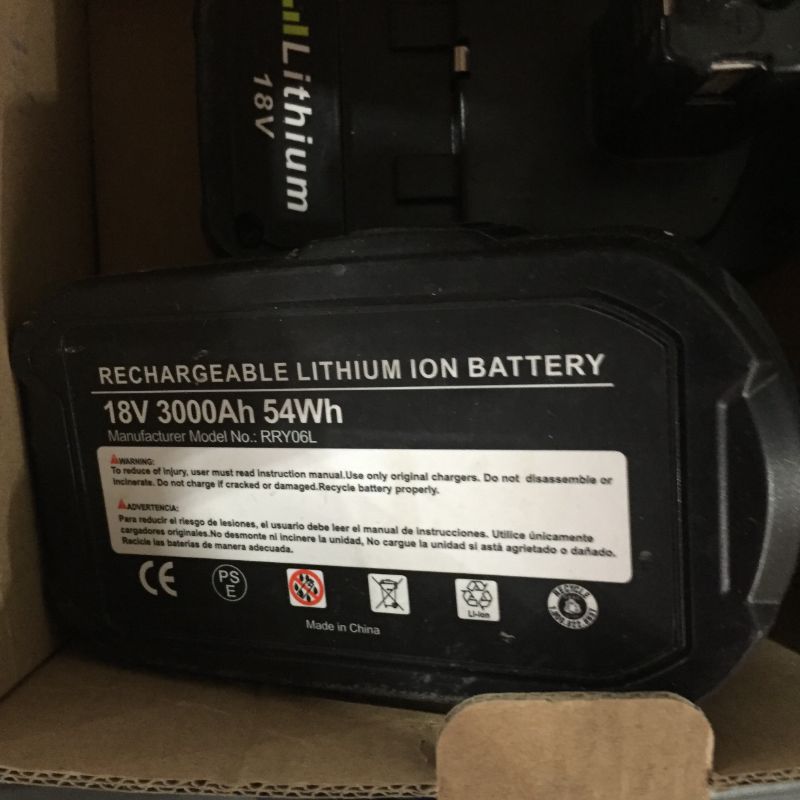 Photo 2 of 2Packs P102 3.0Ah Replacement Battery Compatible with Ryobi 18V Lithium-ion Battery P102 P103 P104 P105 P107 P108 P109 P122 for 18-Volt Power Tool
