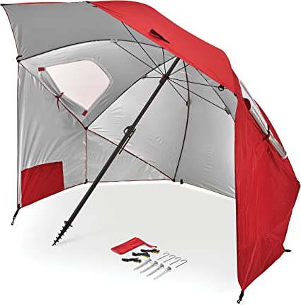 Photo 1 of Sport-Brella Premiere XL UPF 50+ Umbrella Shelter for Sun and Rain Protection (9-Foot)
