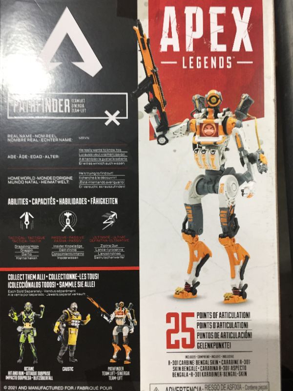 Photo 3 of Apex Legends: 6 in Action Figure - Pathfinder Wave 4
