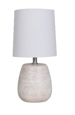 Photo 1 of 2 PACK - Polyresin Wood Accent Lamp - Threshold™

