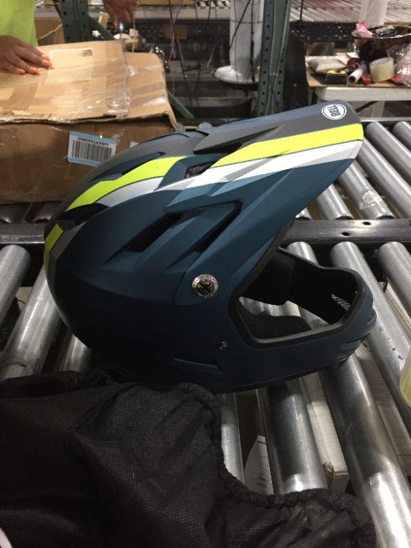 Photo 2 of Bell Sanction Helmet - Agility Matte Blue/Hi-Viz
