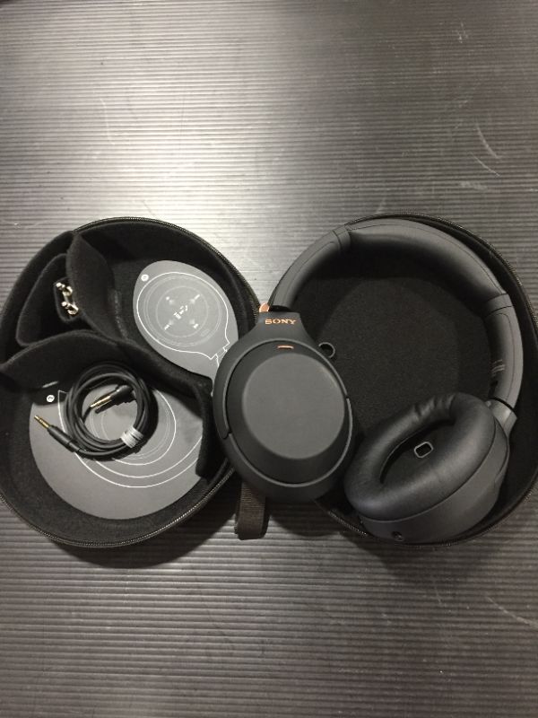 Photo 2 of Sony WH-1000XM4 Noise Canceling Overhead Bluetooth Wireless Headphones

