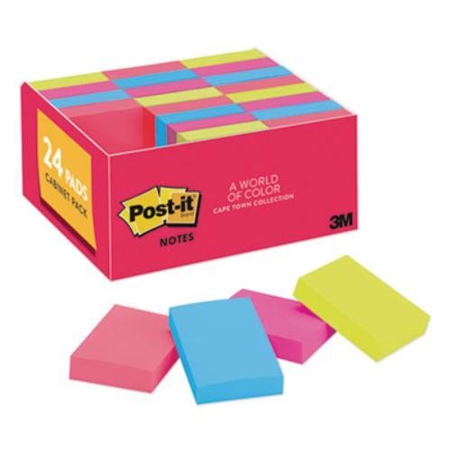 Photo 1 of Post-it Notes Value Pack 1 3/8 in X 1 7/8 in Poptimistic 24 Pads
