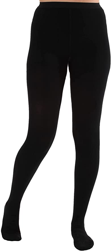 Photo 1 of Absolute Support - Opaque Compression Stockings Pantyhose Women 20-30mmHg for Circulation - Made in USA - Firm Graduated Support Hose for Ladies - High Waist Tights - Black, Medium
