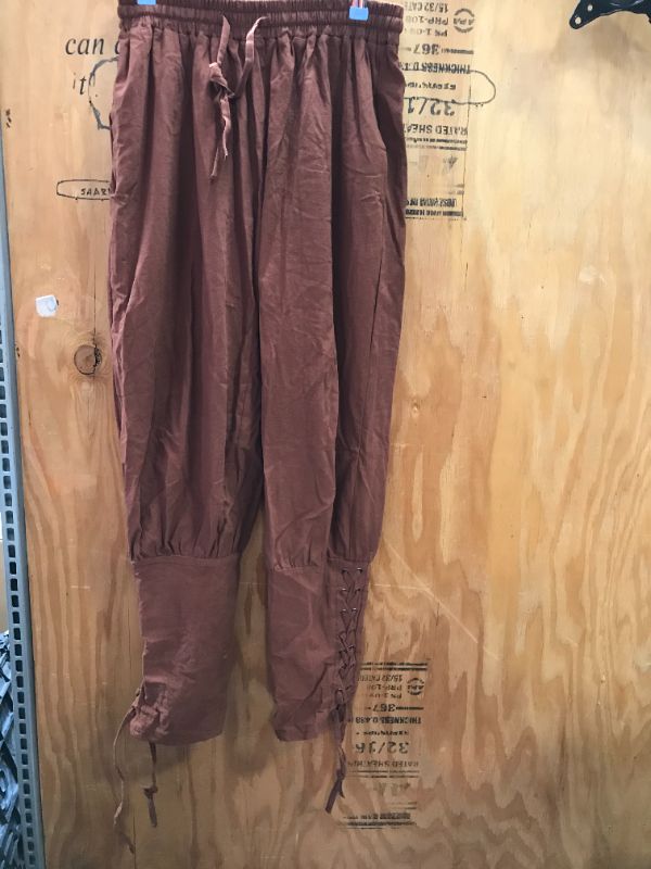 Photo 1 of Womens loose flowy yoga beach pants brown