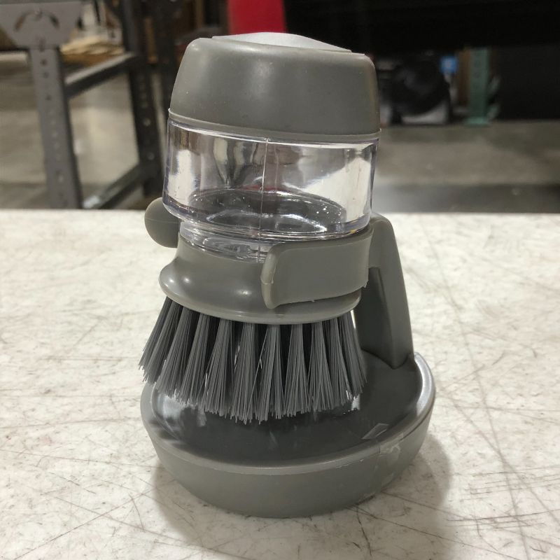 Photo 1 of automatic soap dispenser brush sponge with stand