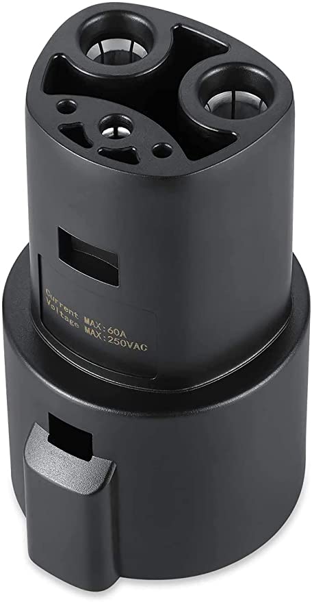 Photo 1 of [ Tesla Owners] Lectron J1772 to Tesla Charging Adapter 60 Amp / 250V AC - Compatible with SAE J1772 Charger (Black)
