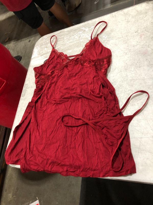 Photo 1 of Womens red sexy lingerie size XL 